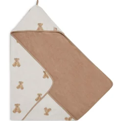 Jollein badcape beer wit