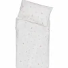 Jollein dekbedovertrek lovely birds wit