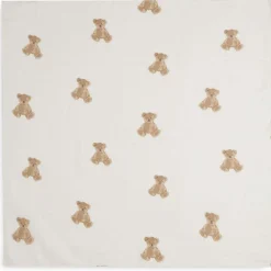 Jollein hydrofiele luiers beer 3 stuks  wit