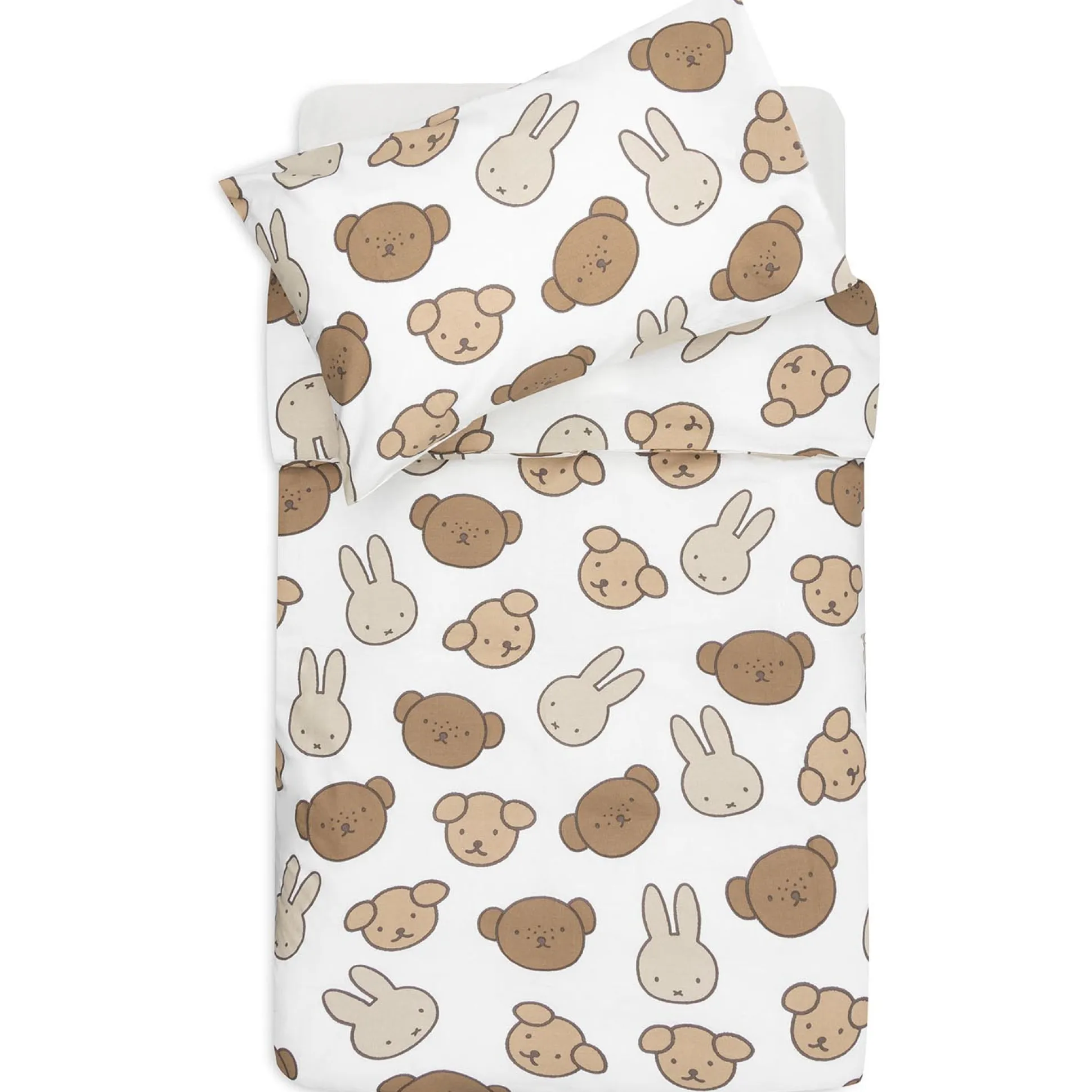 Jollein junior dekbedovertrek beige