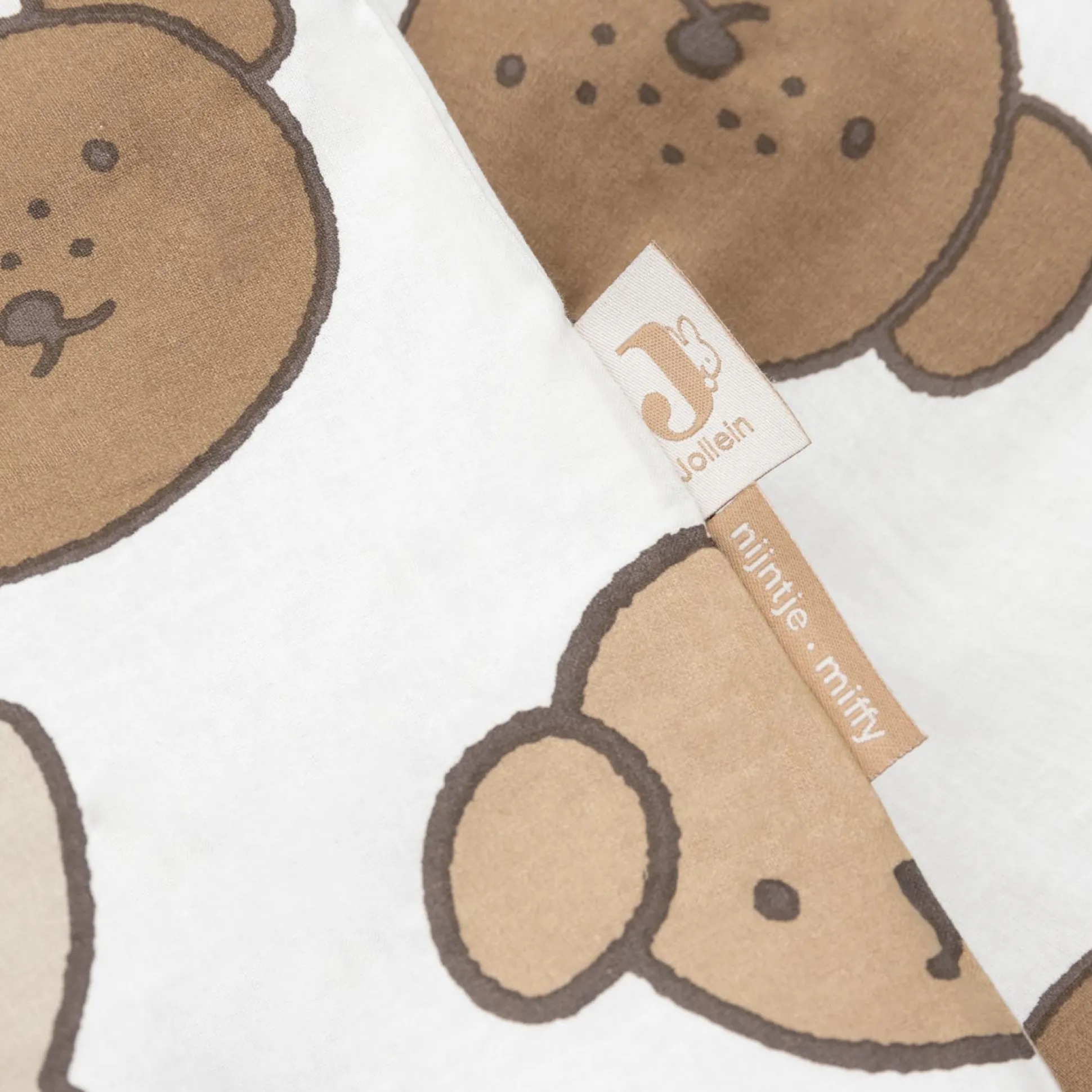 Jollein junior dekbedovertrek beige