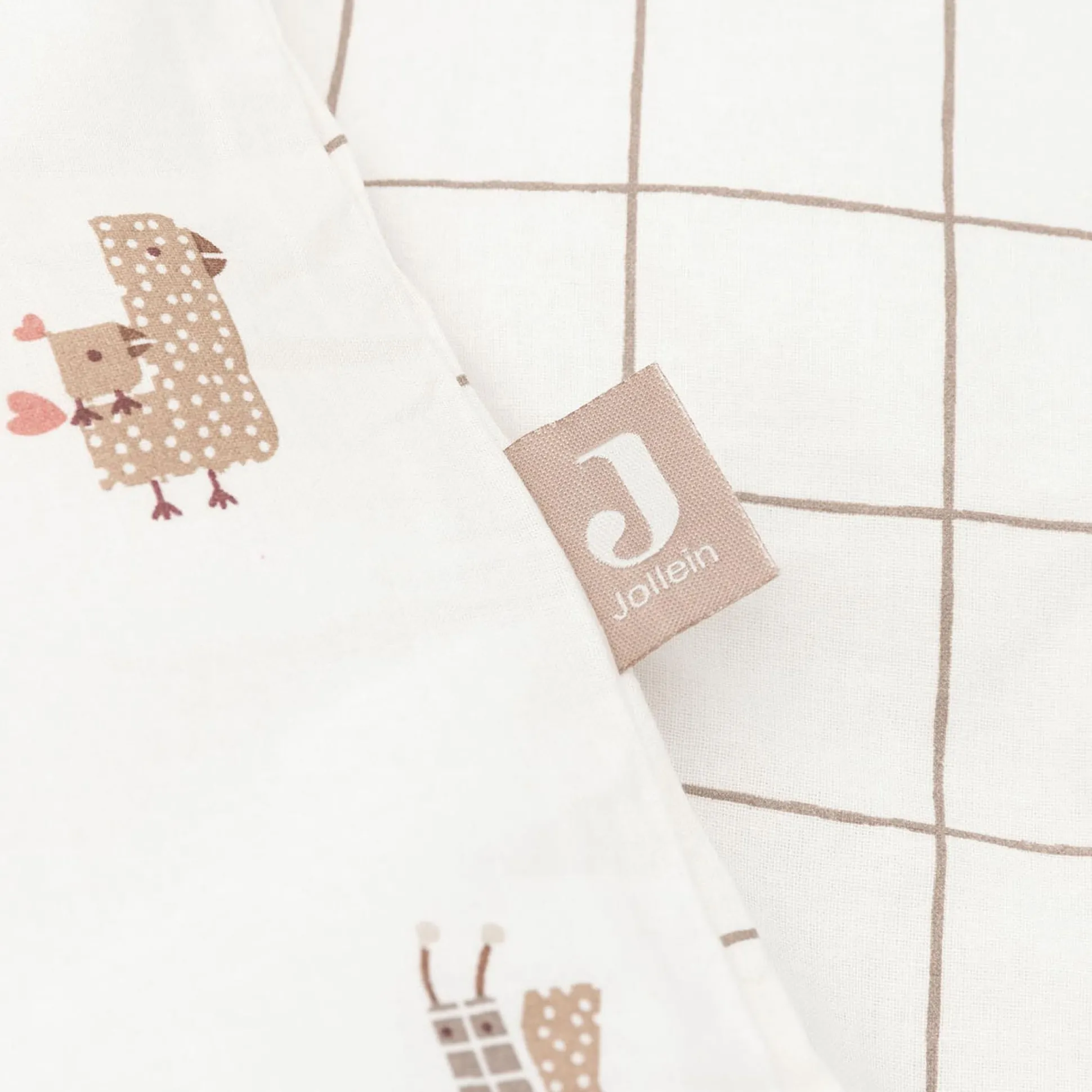 Jollein junior dekbedovertrek wit