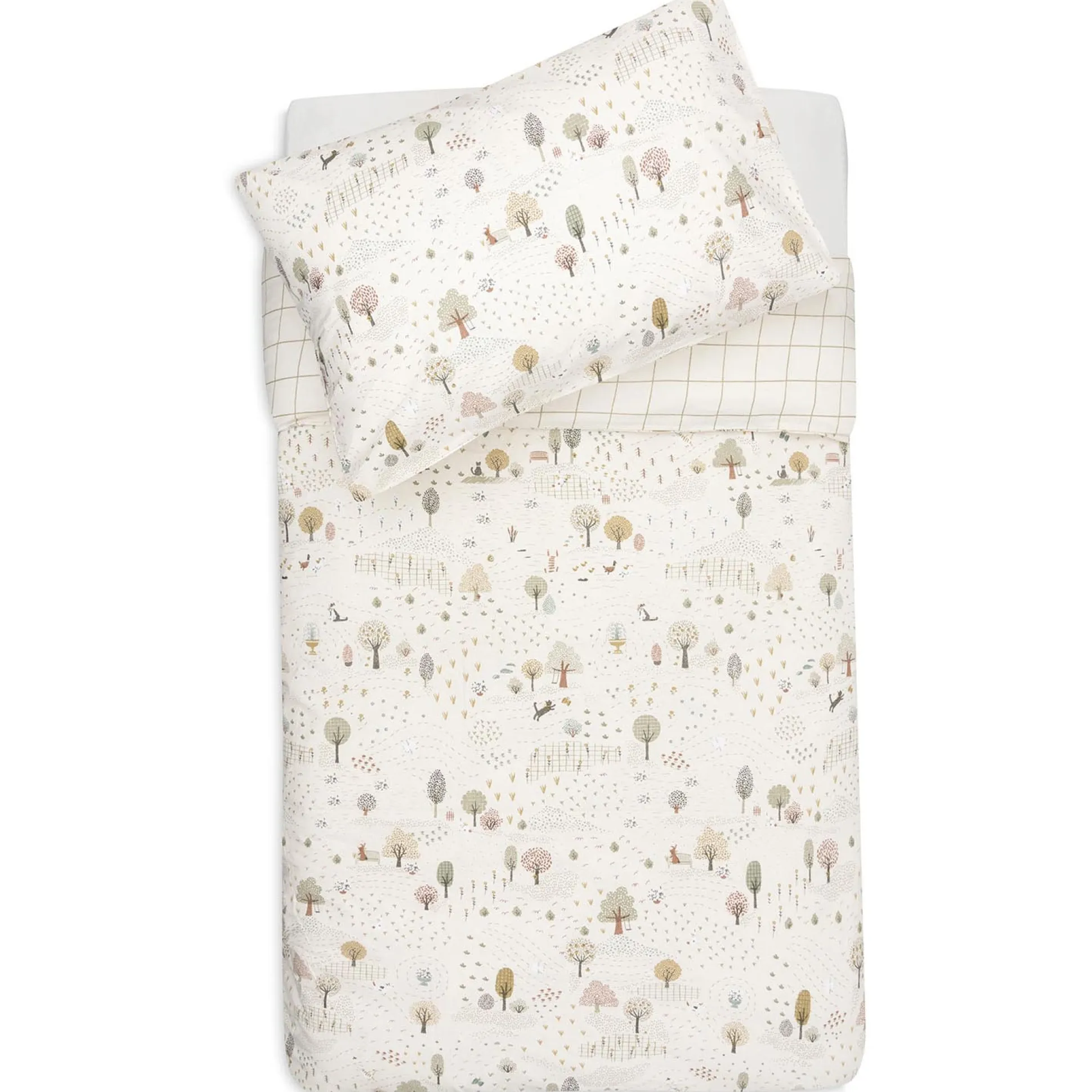 Jollein junior dekbedovertrek beige