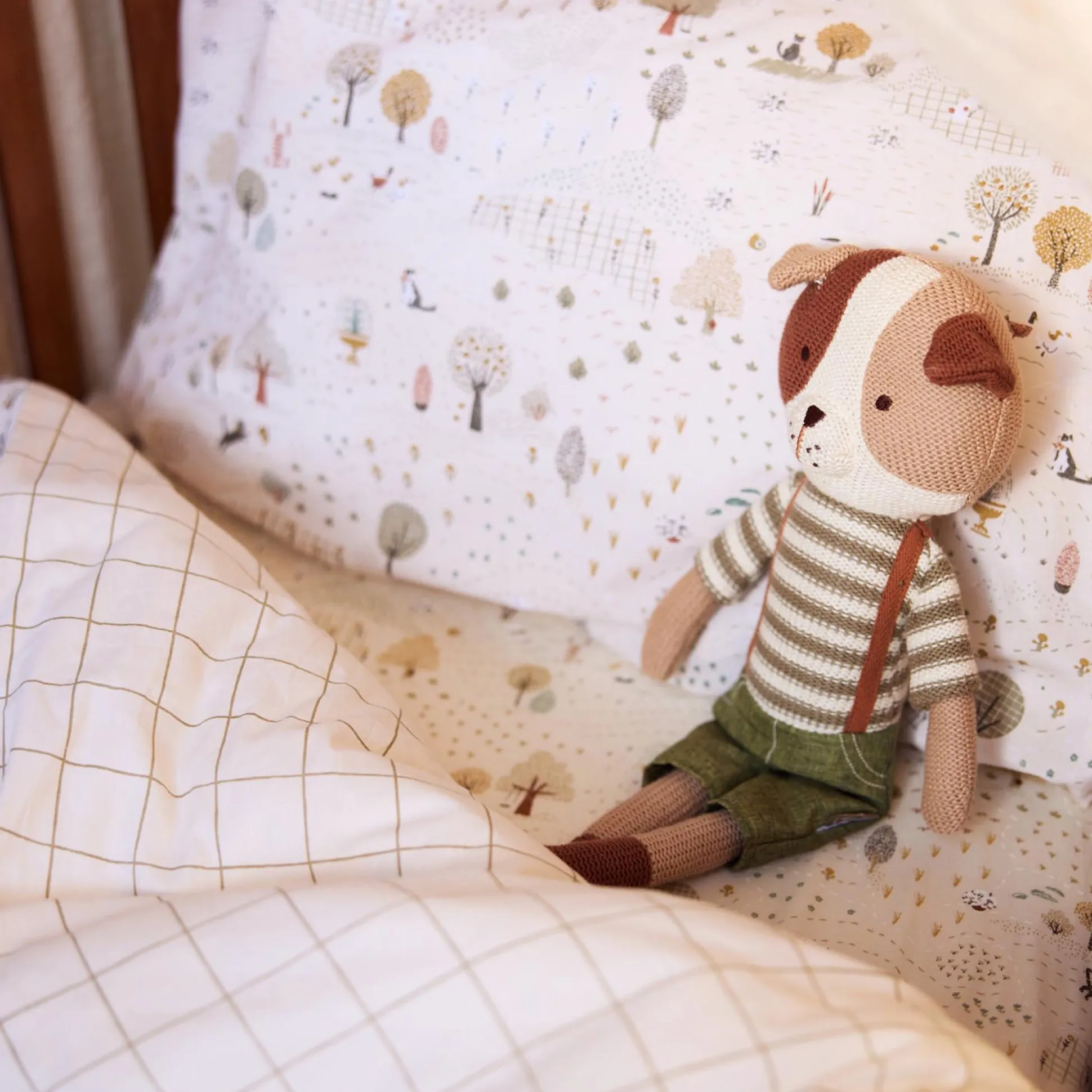 Jollein junior dekbedovertrek beige