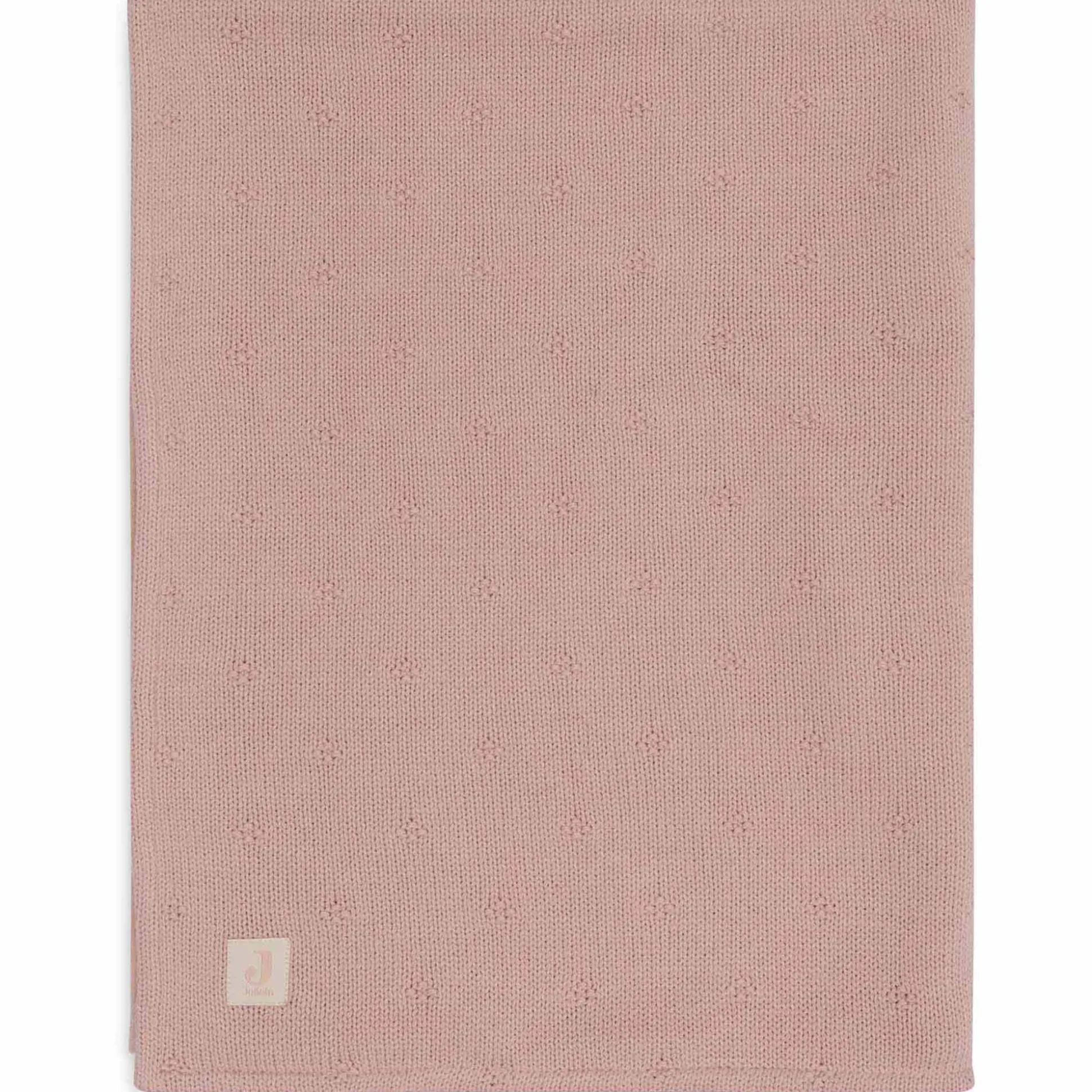 Jollein ledikantdeken cosy knit roze