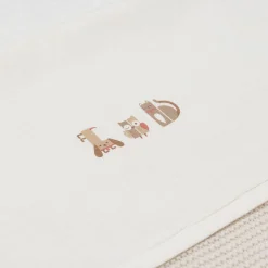 Jollein ledikantlaken Animal Friends wit