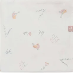 Jollein ledikantlaken loverly birds wit