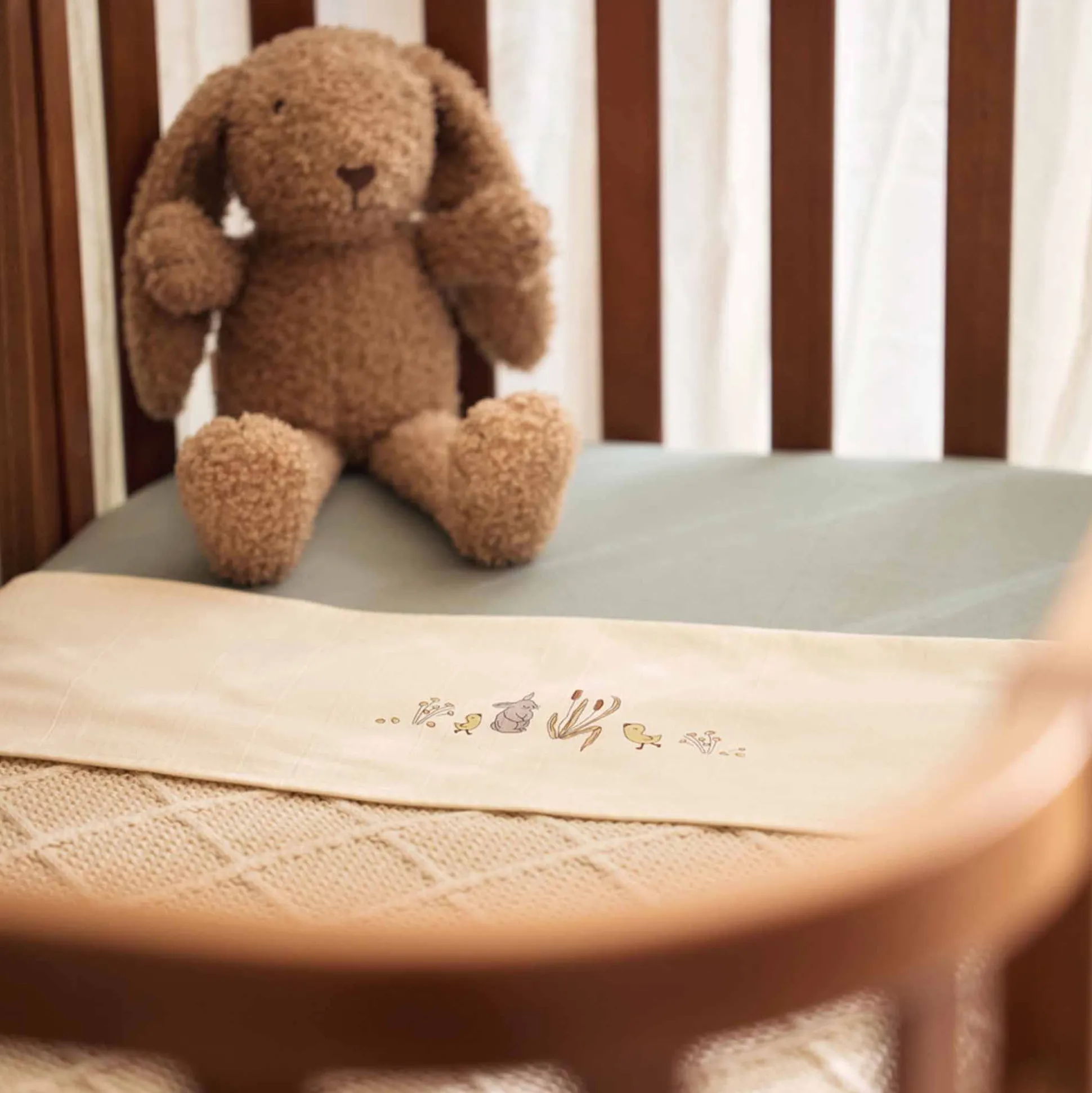 Jollein ledikantlaken riverside wit