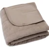 Jollein wieg deken Velvet Rib bruin