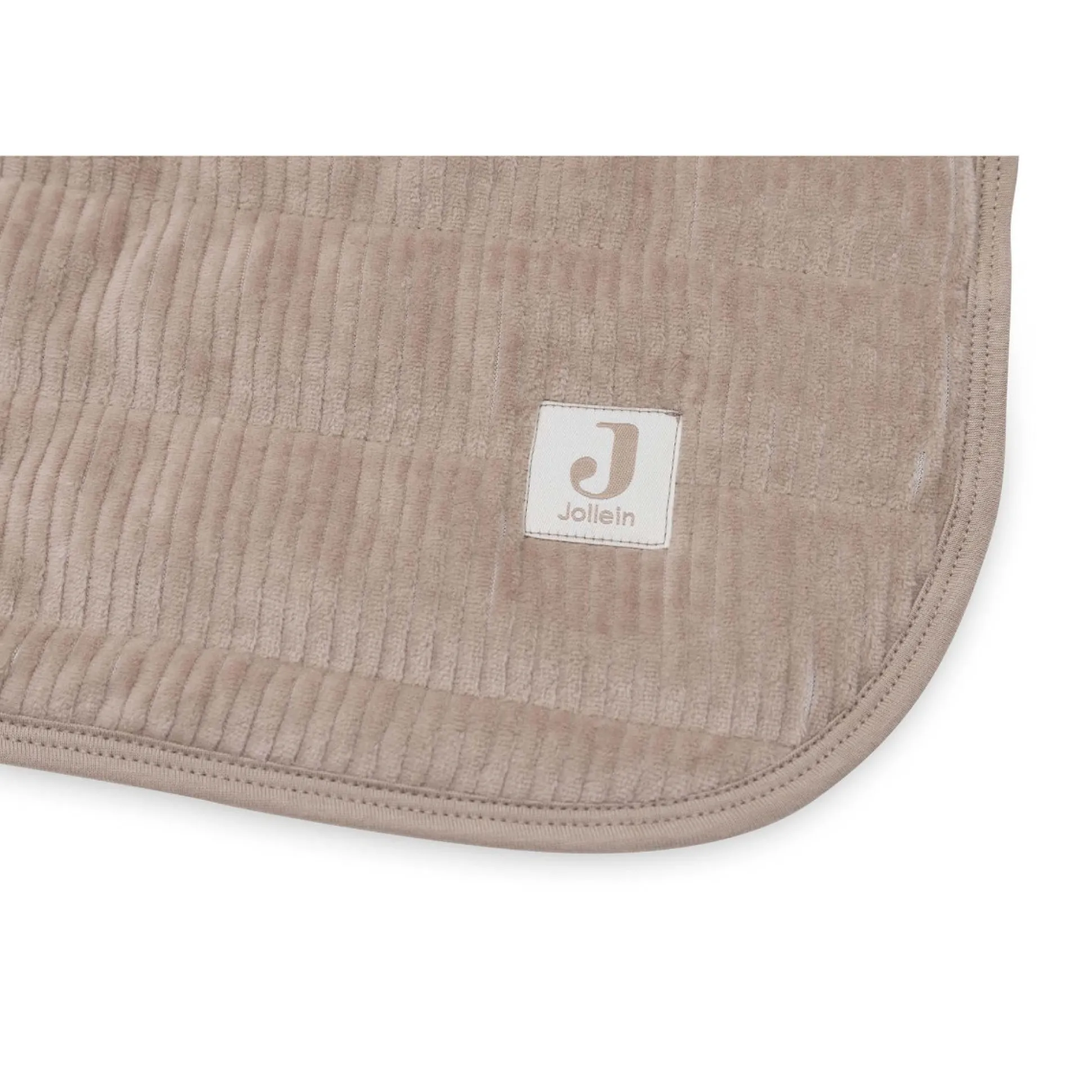 Jollein wieg deken Velvet Rib bruin