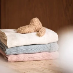 Jollein wiegdeken cosy knit roze