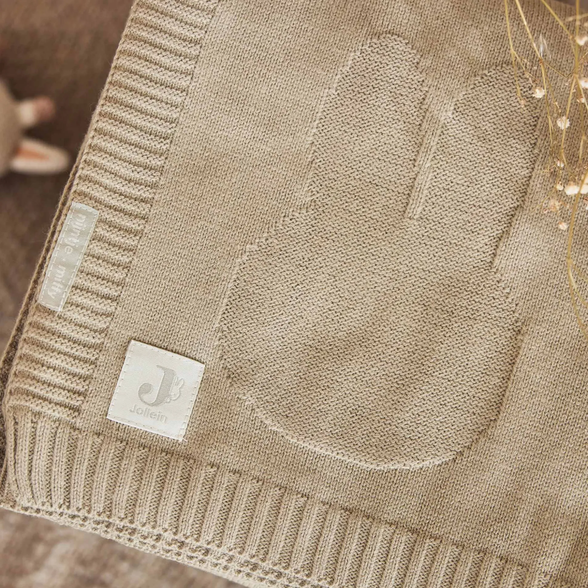 Jollein wiegdeken nijntje beige