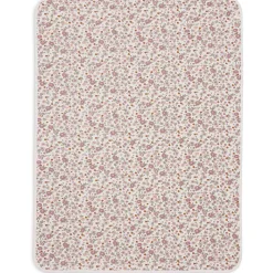 Jollein wiegdeken retro flowers wit
