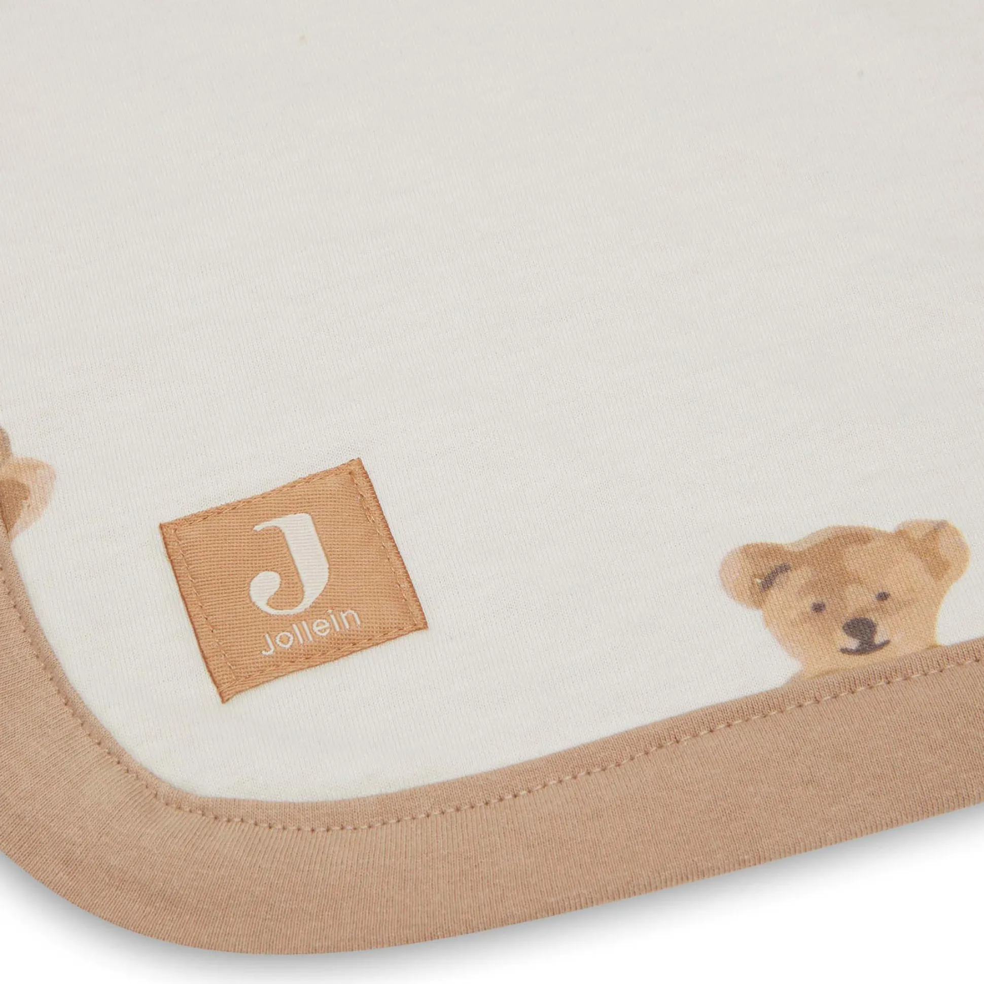 Jollein wiegdeken teddy beer wit