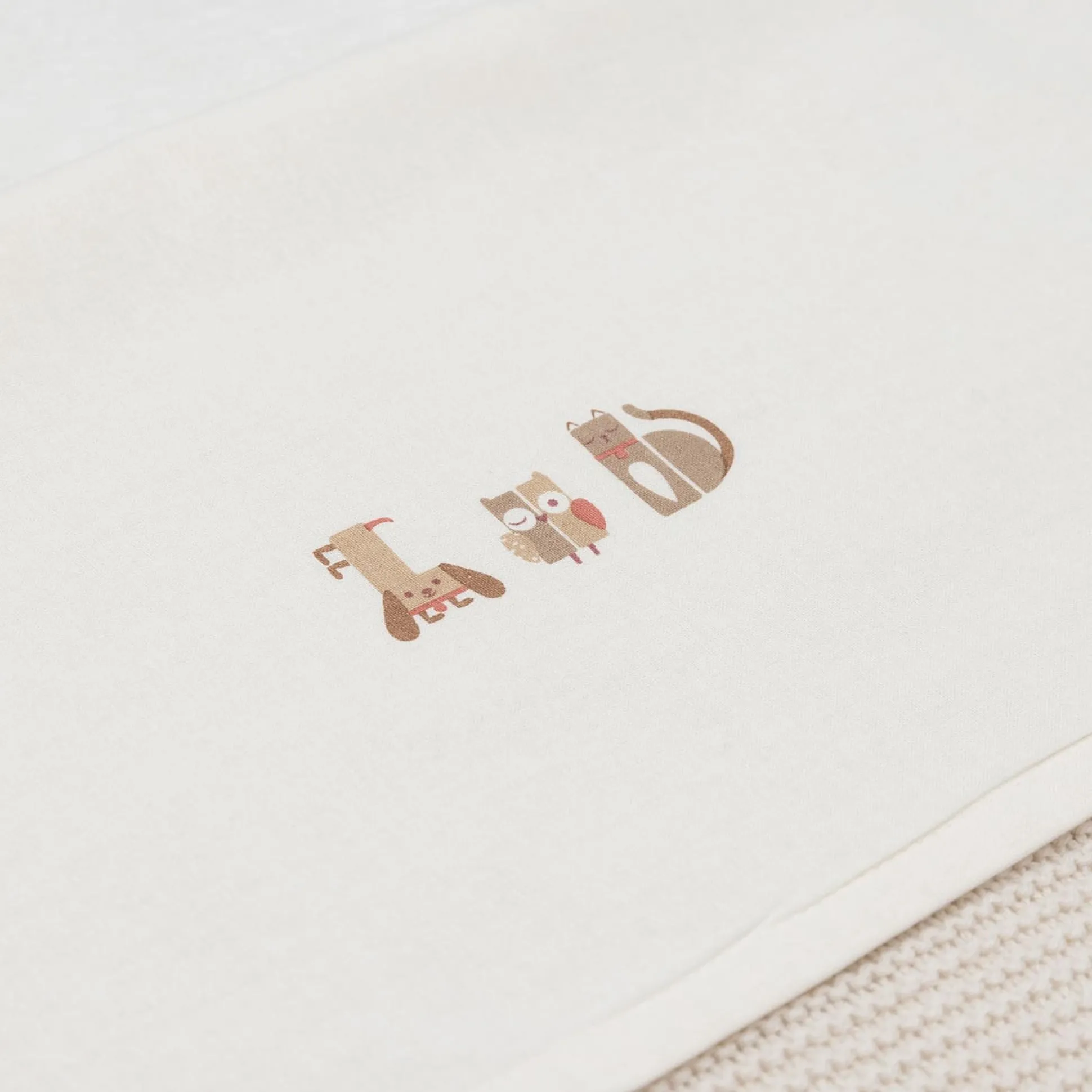 Jollein wieglaken animal friends wit