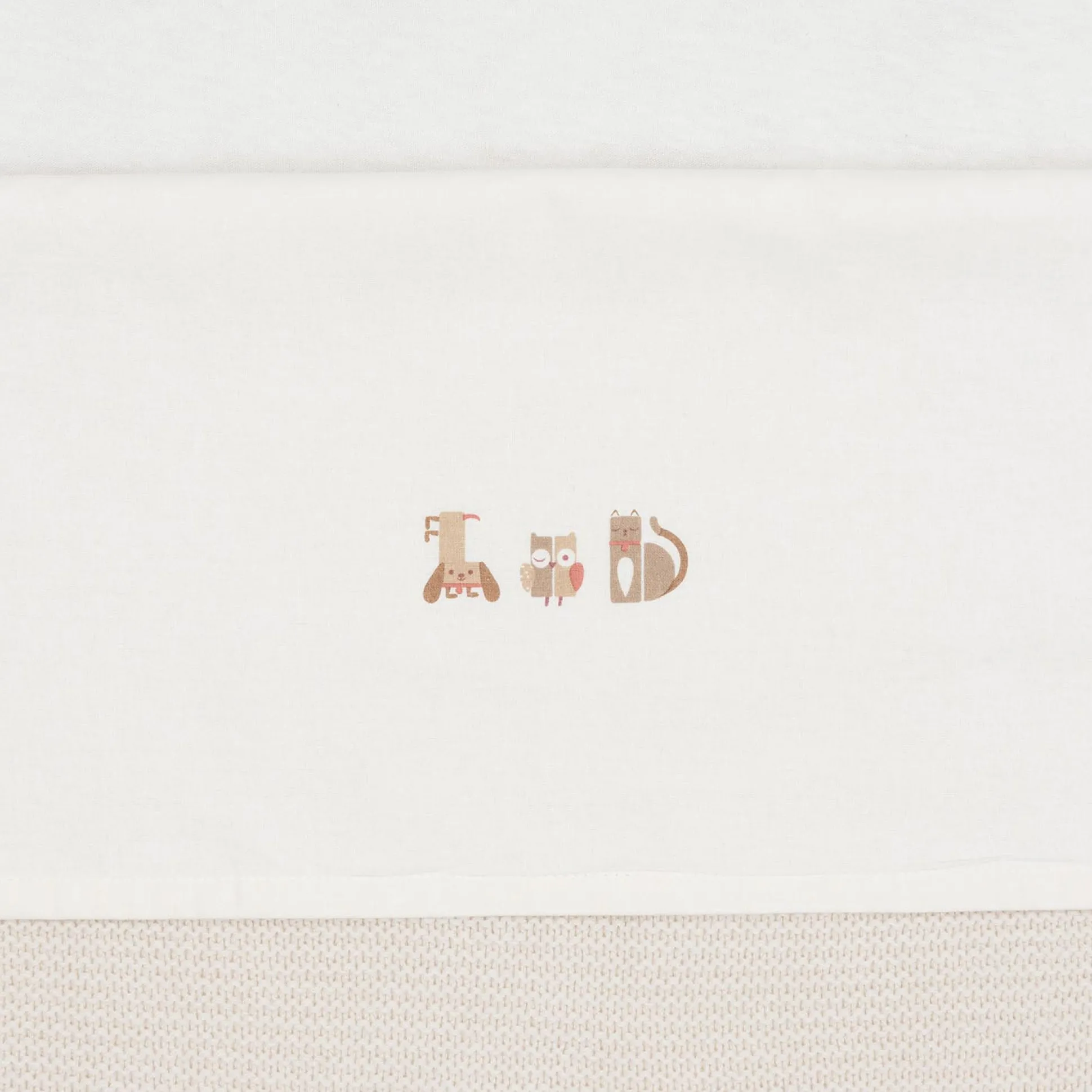 Jollein wieglaken animal friends wit