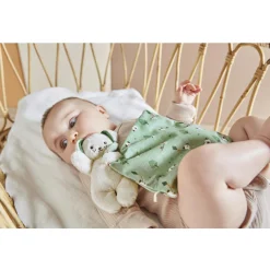 Kaloo knuffeldoekje Hond Green