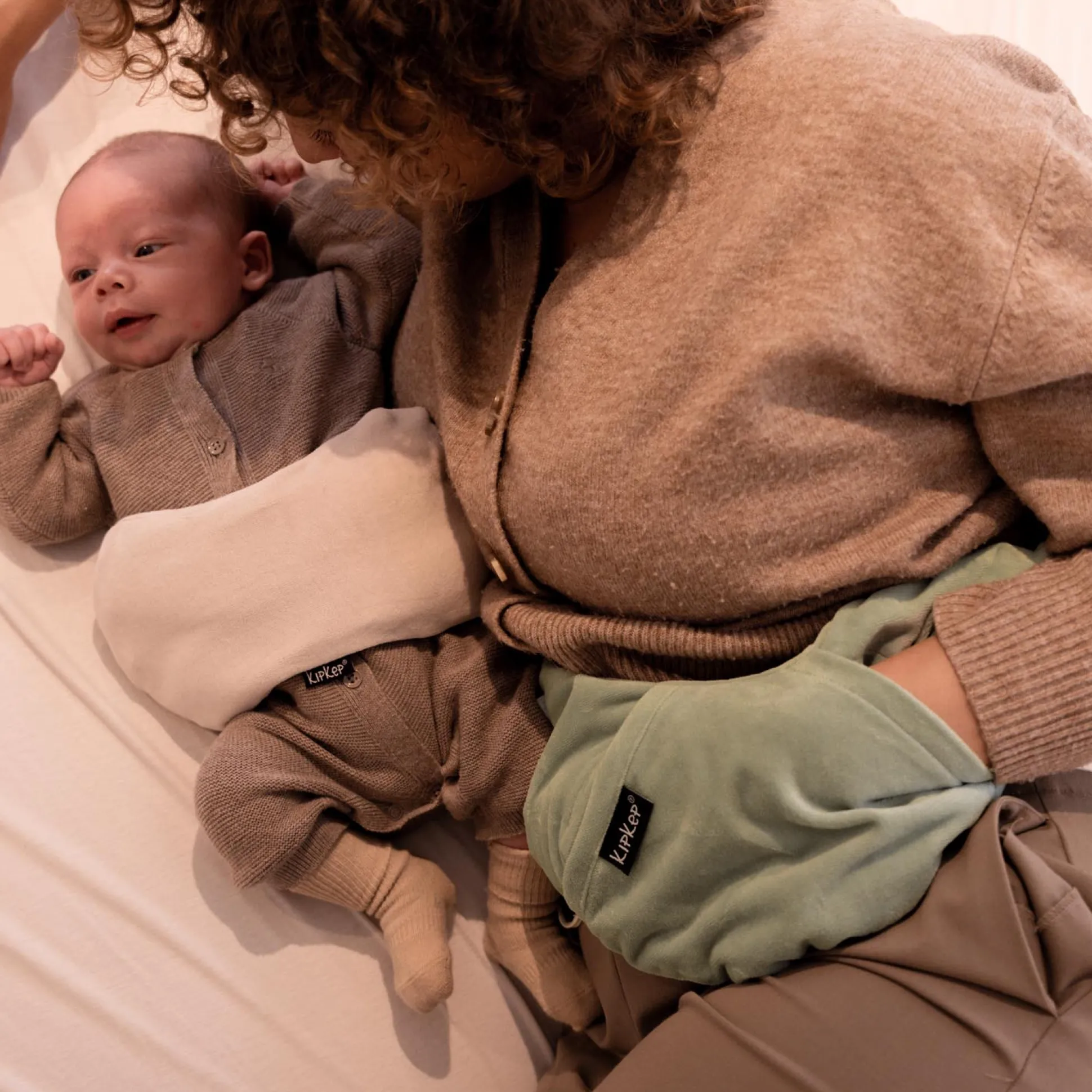 KipKep Lexie heating pillow groen