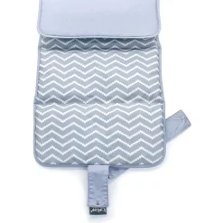 Kipkep verschoningsmatje Silver Grey