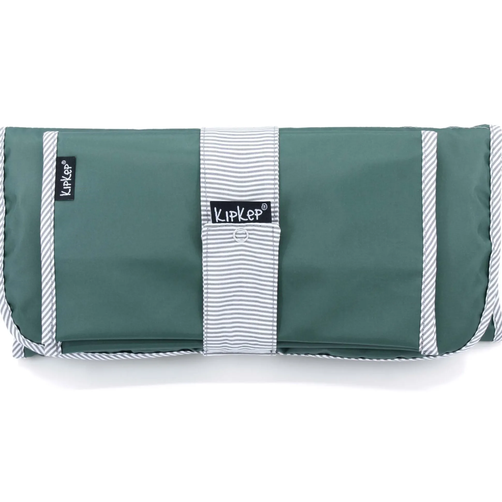 KipKep verschoningsmatje+luieretui combiset Calming Green