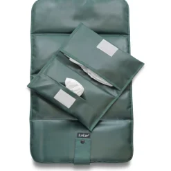KipKep verschoningsmatje+luieretui combiset Calming Green