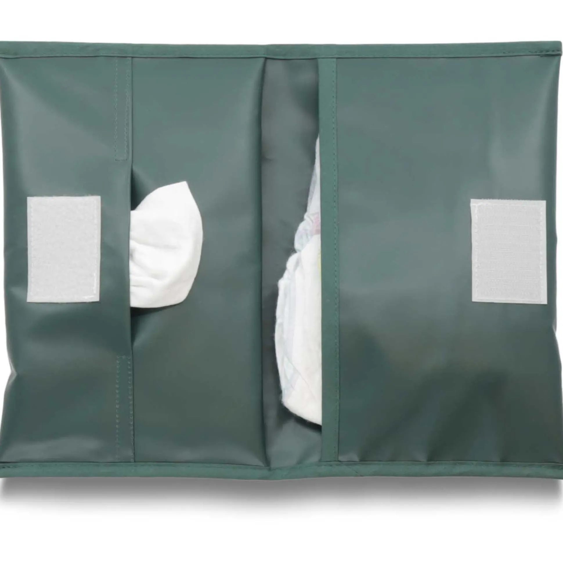 KipKep verschoningsmatje+luieretui combiset Calming Green