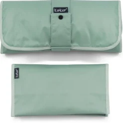 KipKep verschoningsmatje+luieretui combiset Pale Green