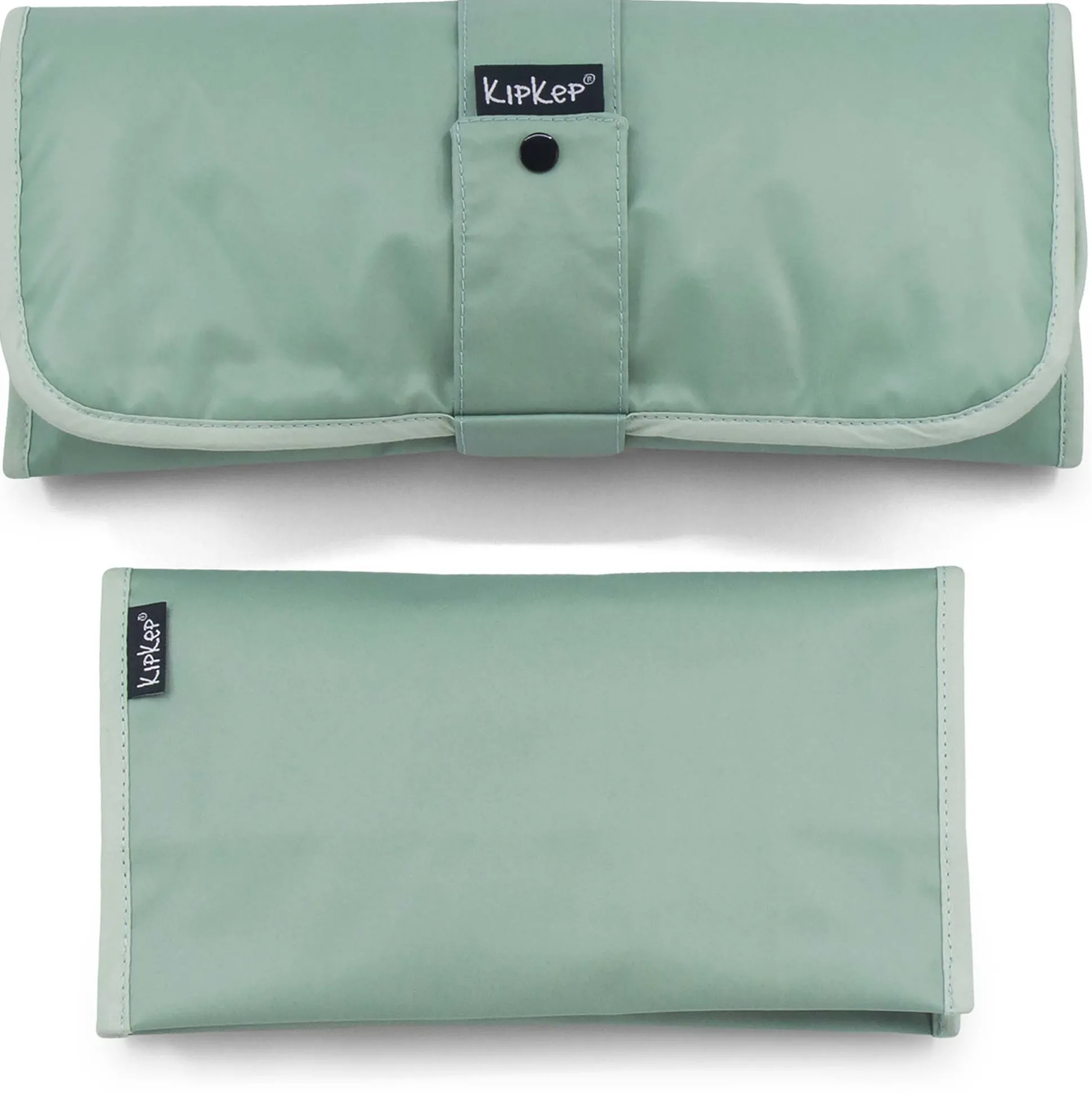 KipKep verschoningsmatje+luieretui combiset Pale Green