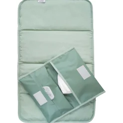 KipKep verschoningsmatje+luieretui combiset Pale Green