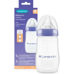 Lansinoh drinkfles Natural Wave 240ml naturel