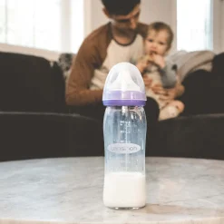 Lansinoh drinkfles Natural Wave glas 240ml naturel