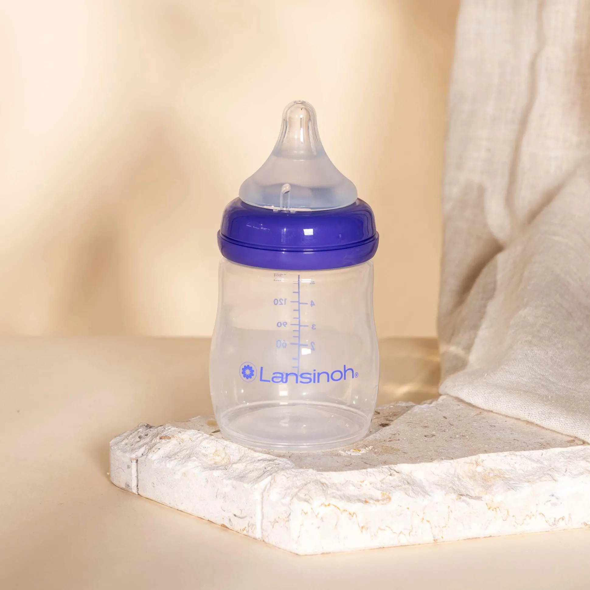 Lansinoh drinkfles Natural Wave 160ml naturel