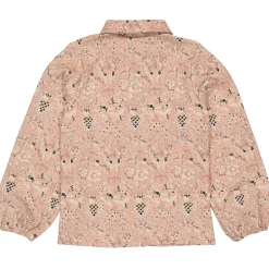 LEVV peuter blouse lange mouwen all over print roze