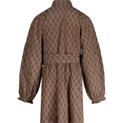 LEVV peuter jurk lange mouwen all over print bruin