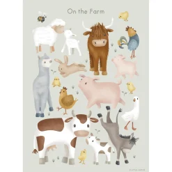Little Dutch A3 poster Little Farm multi