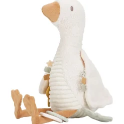Little Dutch activiteitenknuffel Newborn Naturals Goose Off-White