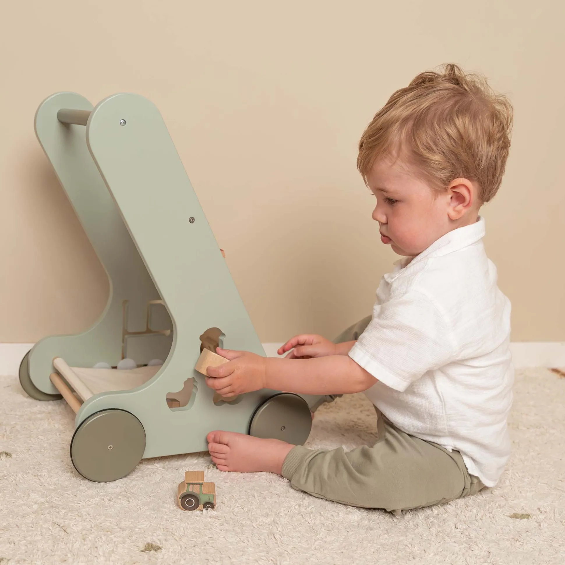 Little Dutch babywalker Little Farm Green