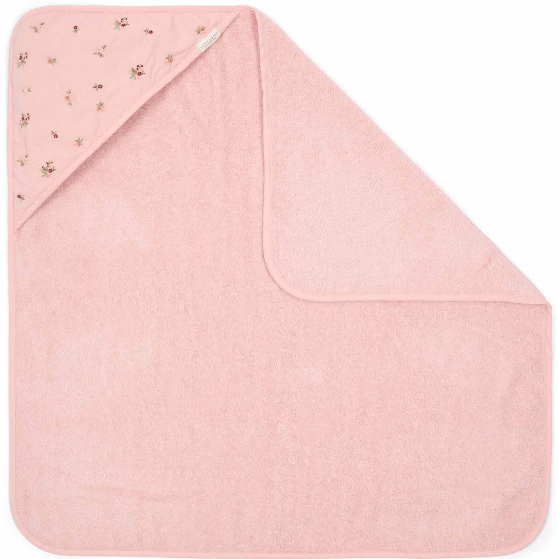 Little Dutch badcape blossom roze