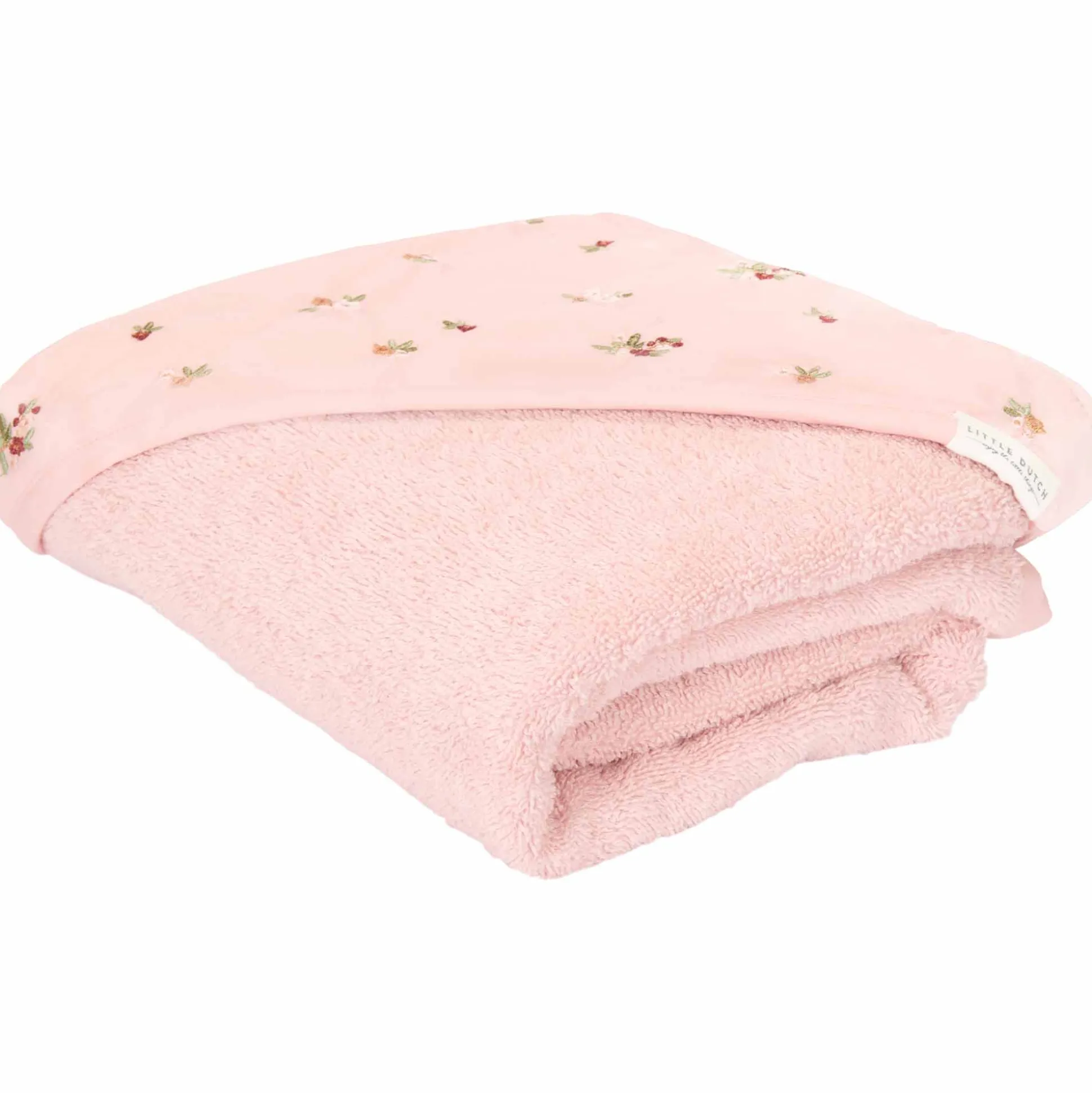Little Dutch badcape blossom roze