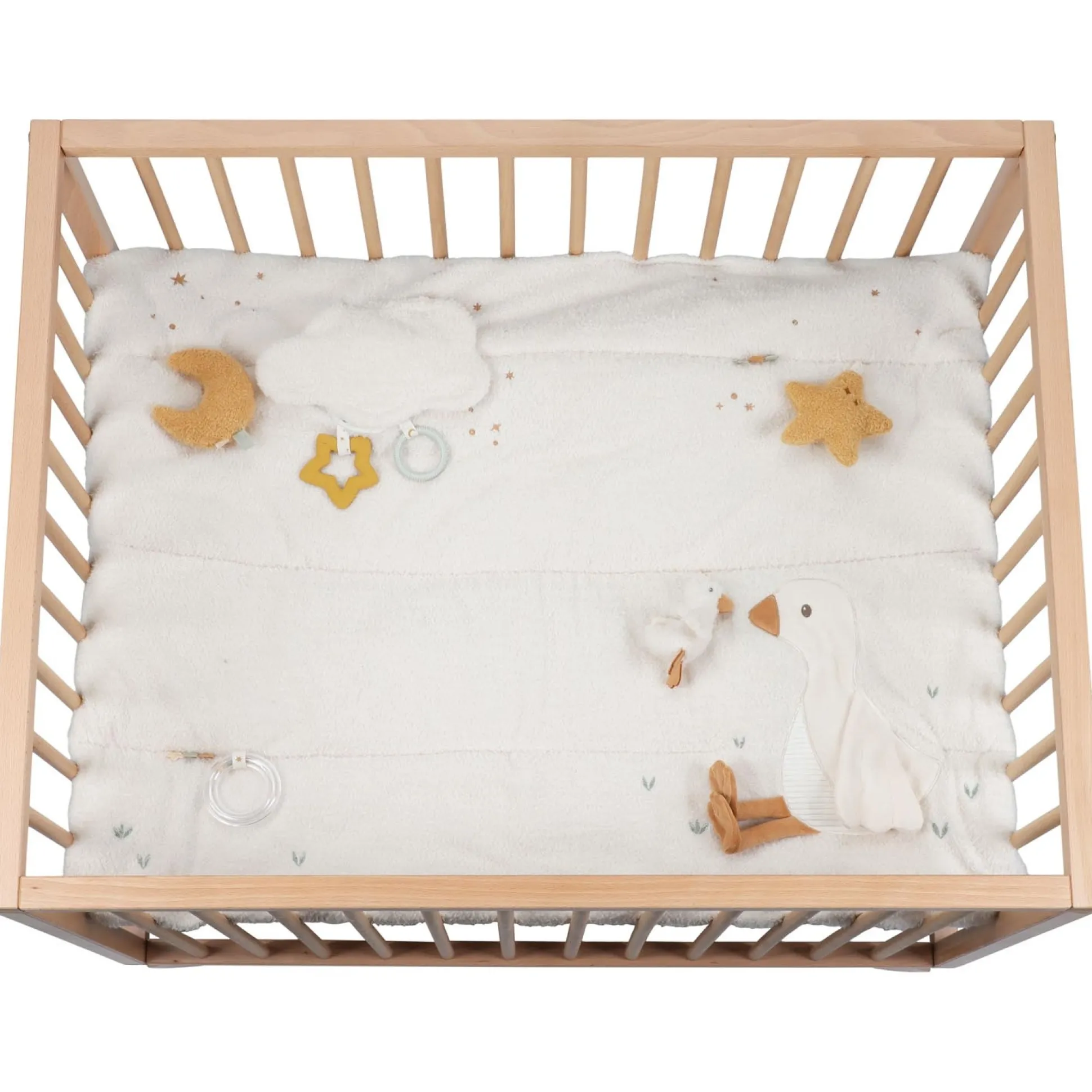 Little Dutch boxkleed Newborn Naturals Off-White