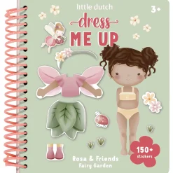 Little Dutch Dress Up Book Fairy Garden Multi