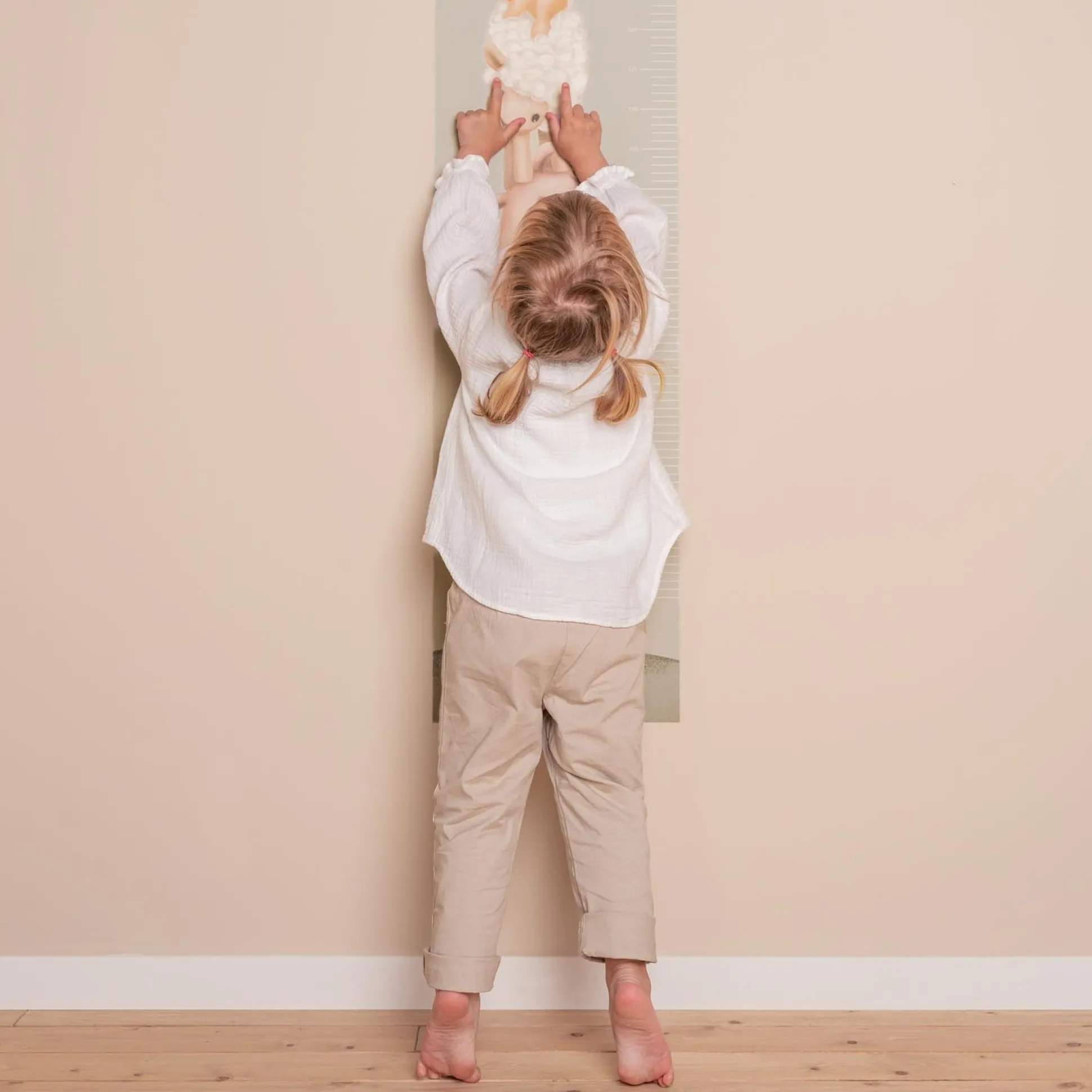 Little Dutch Groeimeter Little Farm mint