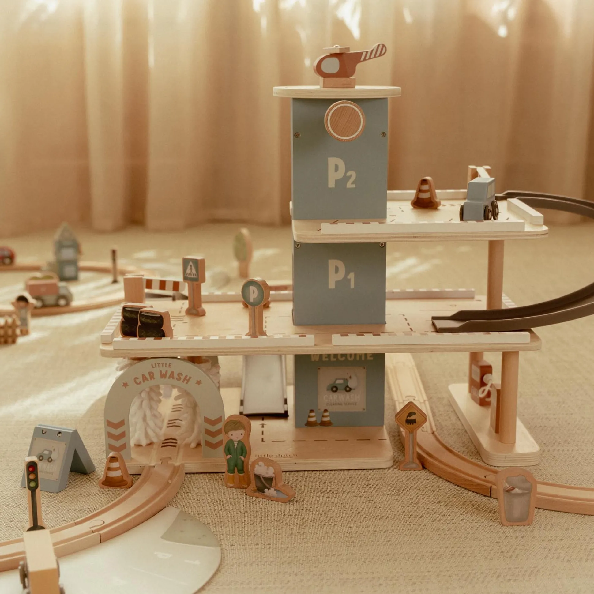 Little Dutch houten garage Multi