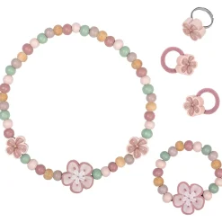 Little Dutch houten juwelenset flowers Multi