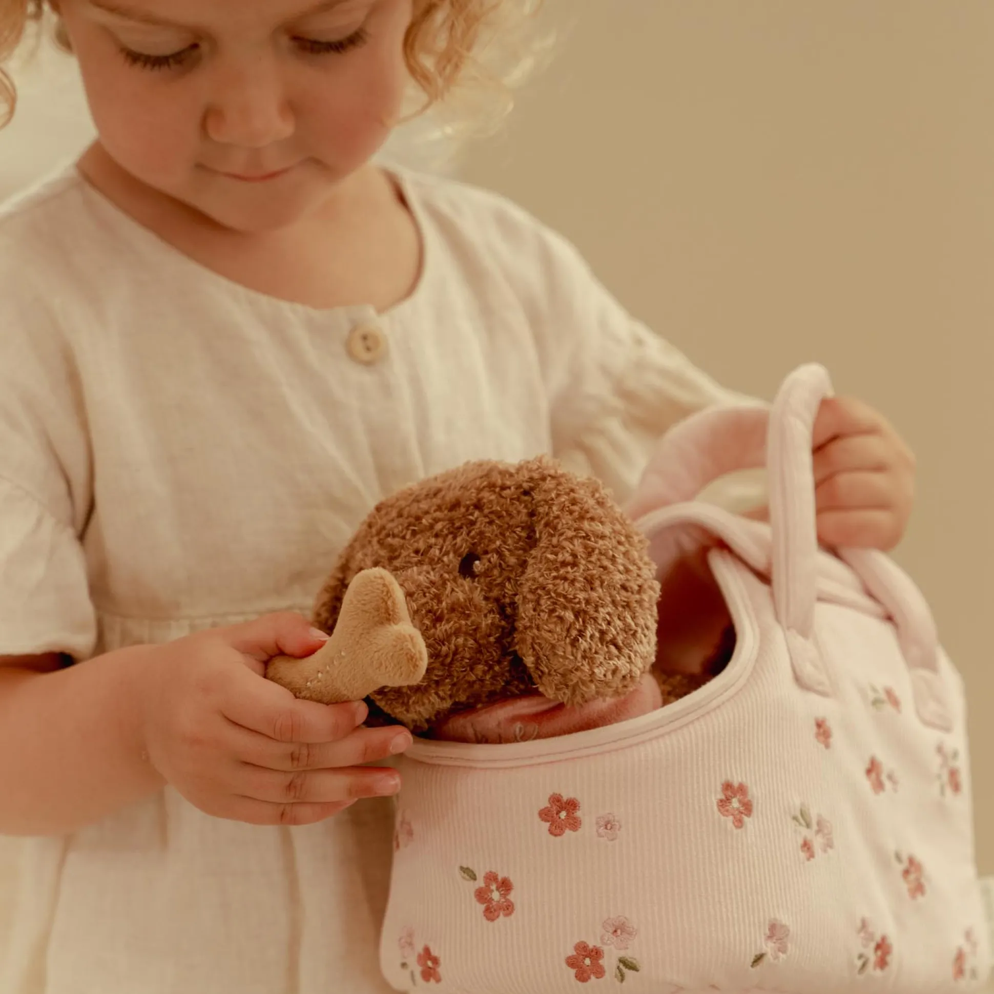 Little dutch knufelhond jackie in tas Multi