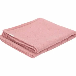 Little Dutch ledikant deken gebreid pure roze
