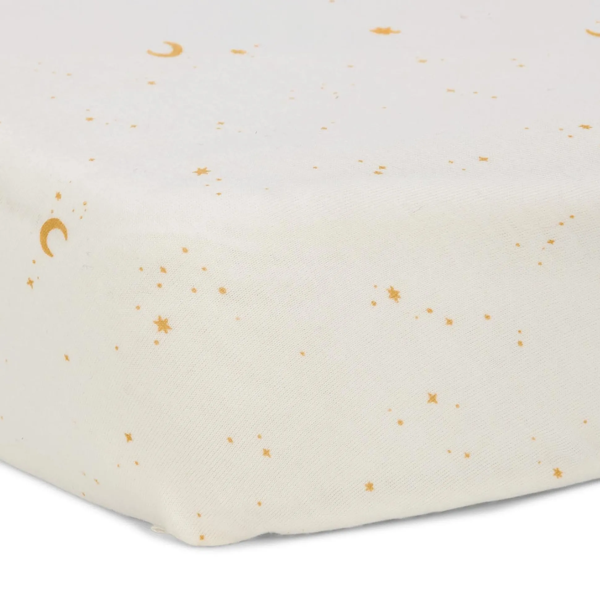 Little Dutch ledikant hoeslaken moon star wit