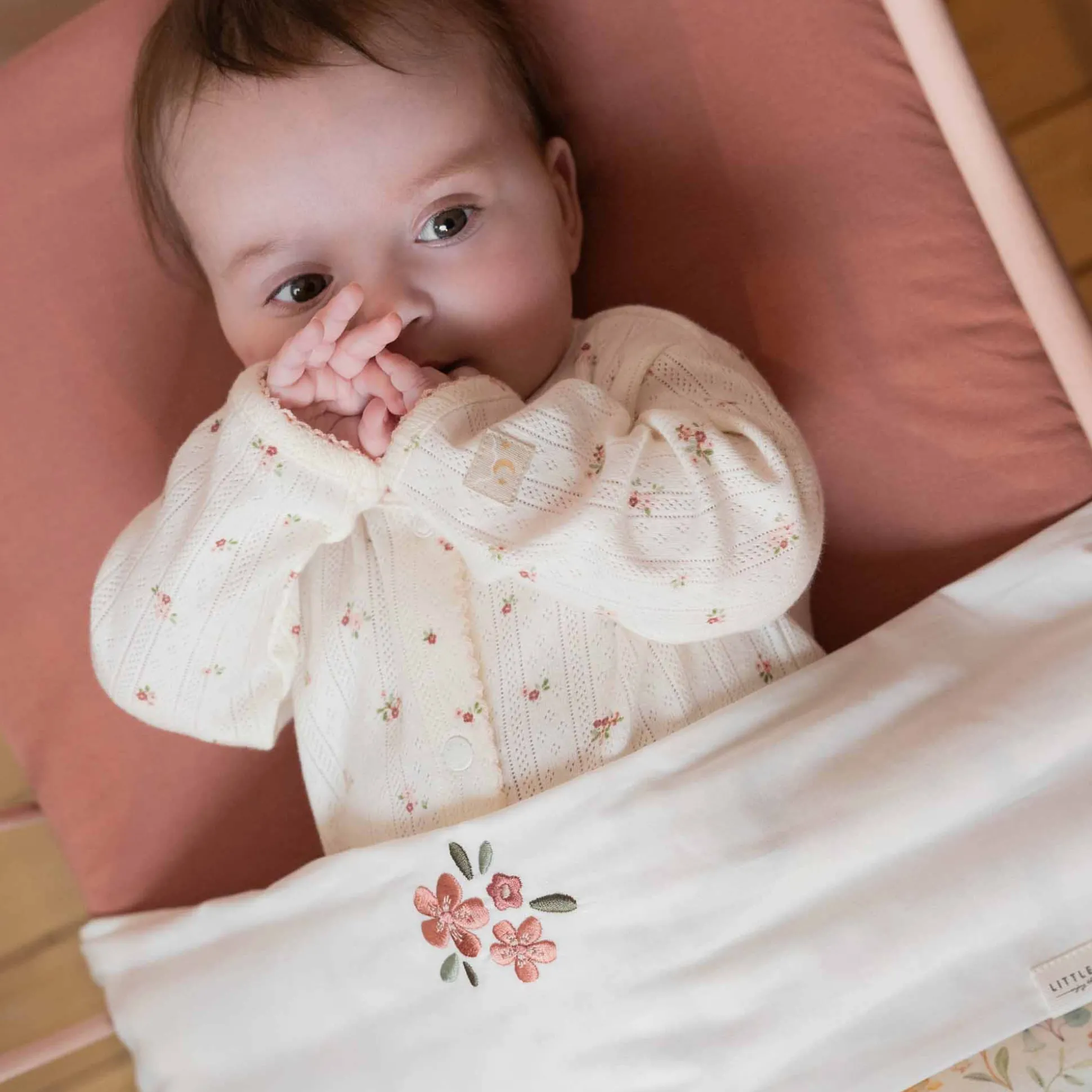 Little Dutch ledikantlaken fairy garden wit