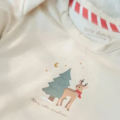 Little dutch 2-pack romper kerst Beigebrown