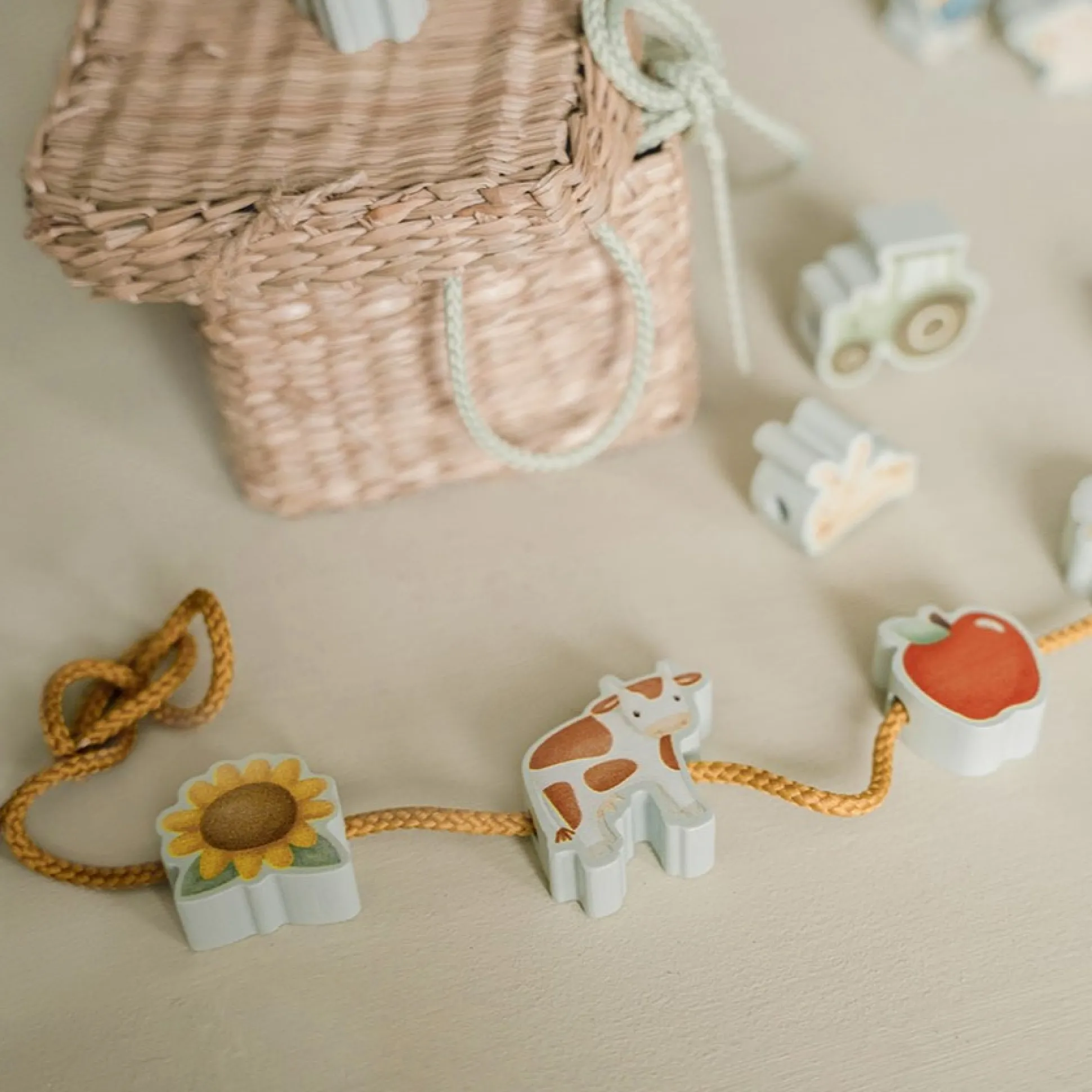 Little Dutch rijgkralen Little Farm Multi